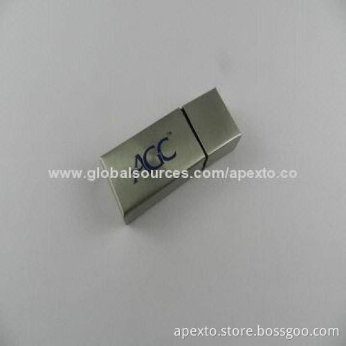Metal USB Flash Drive with Anti-shock and Moisture Resistance, Supports Plug-and-play Function